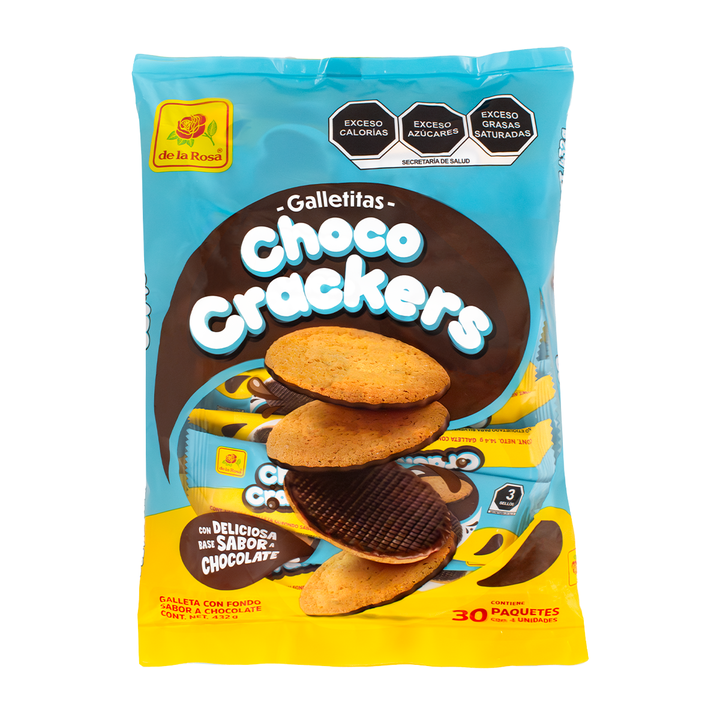 Galletitas Choco Crackers de la Rosa – 30 paquetes