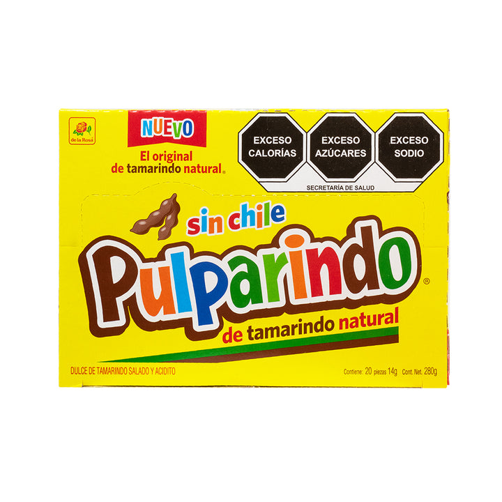 Pulparindo Sin Chile 20 piezas 14 grs